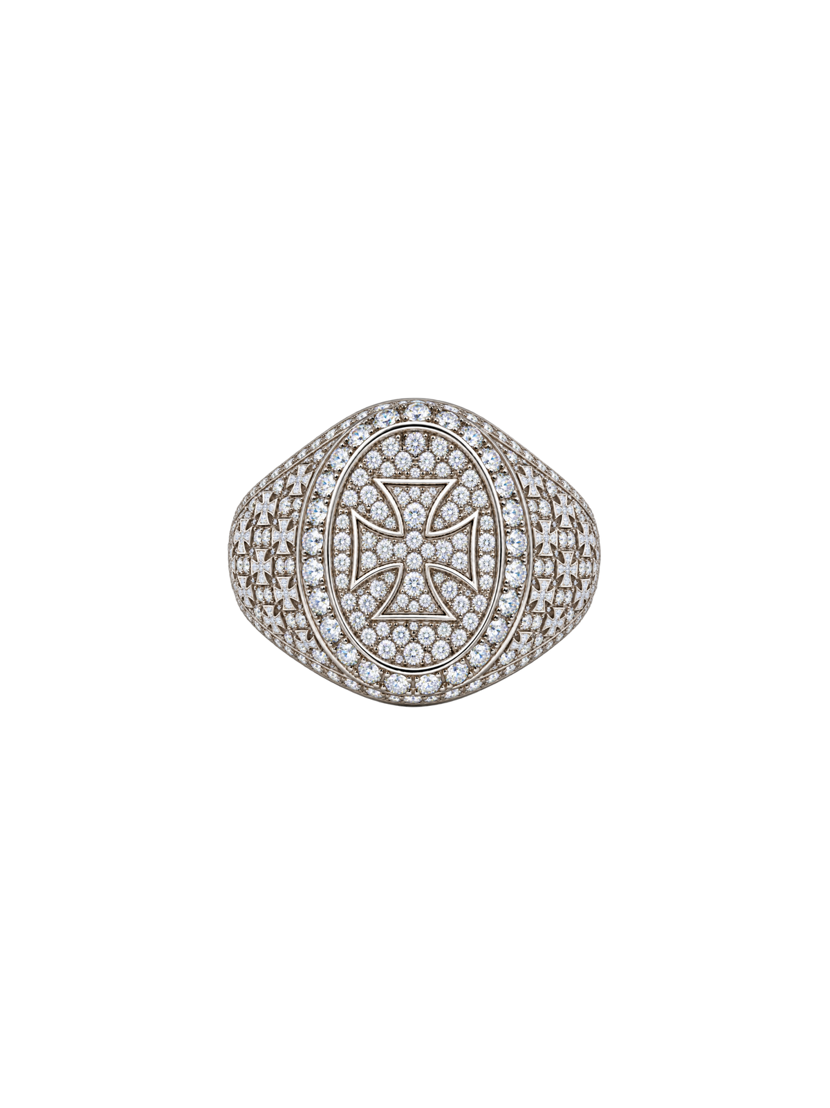 Nymora Ornate Logo Ring