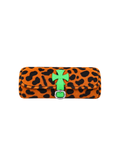 Nymora Amber Leopard Clutch