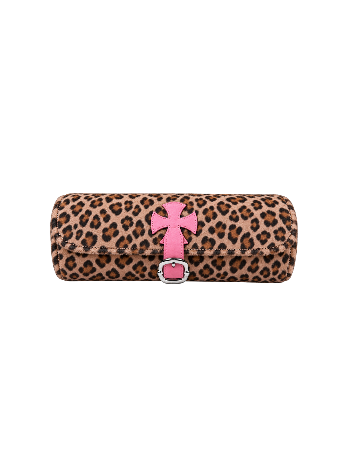 Nymora Rose Leopard Clutch