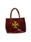 Nymora Red Leopard Tote