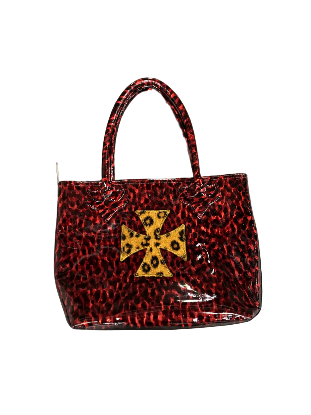 Nymora Red Leopard Tote