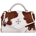 Nymora Cross Cowhide Handbag