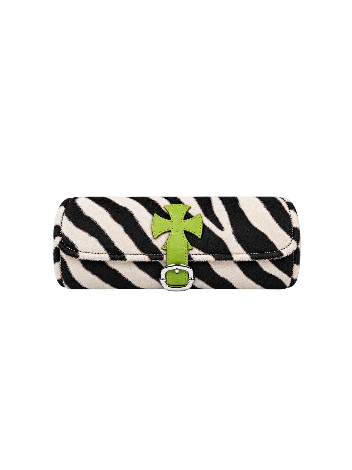 Nymora Lime Zebra Clutch