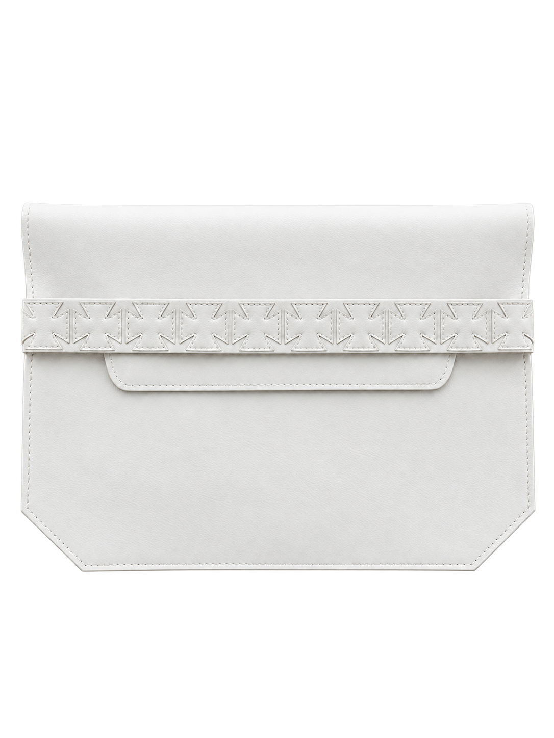 Nymora White Logo Pouch