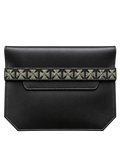 Nymora Black Python Logo Pouch